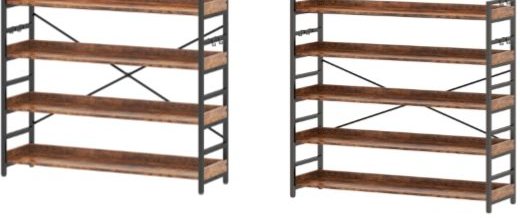 Industrial Bookshelf (4-Tier / 5-Tier)