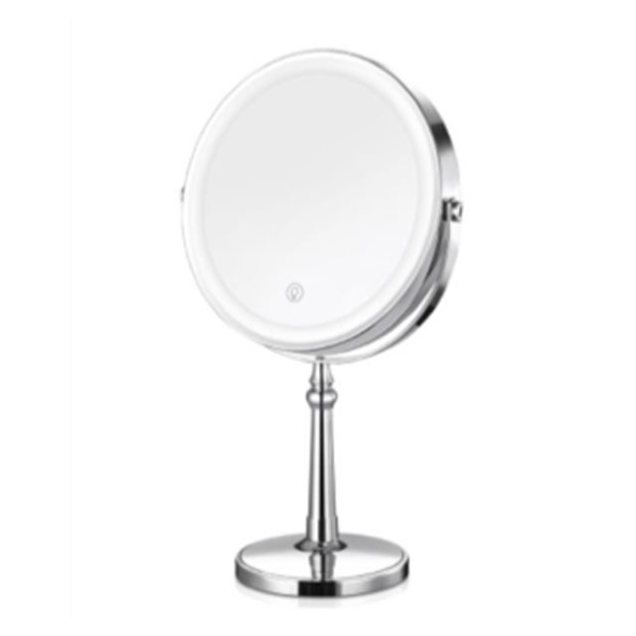 LED Double-Sided Tabletop Makeup Mirror (9-inch, 4000mAh)